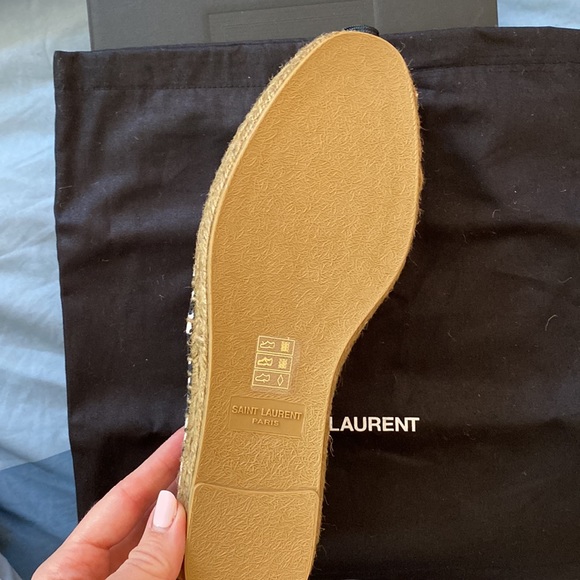 Saint Laurent Leopard Print Espadrilles size 39.5 - Picture 3 of 3